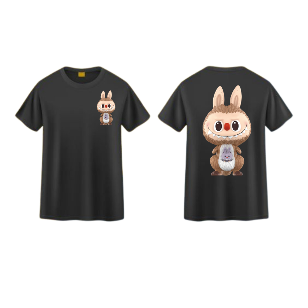 Labubu Doll Printed T-shirt - Labubu T-shirt - Labubu Clothes - Labubu ...