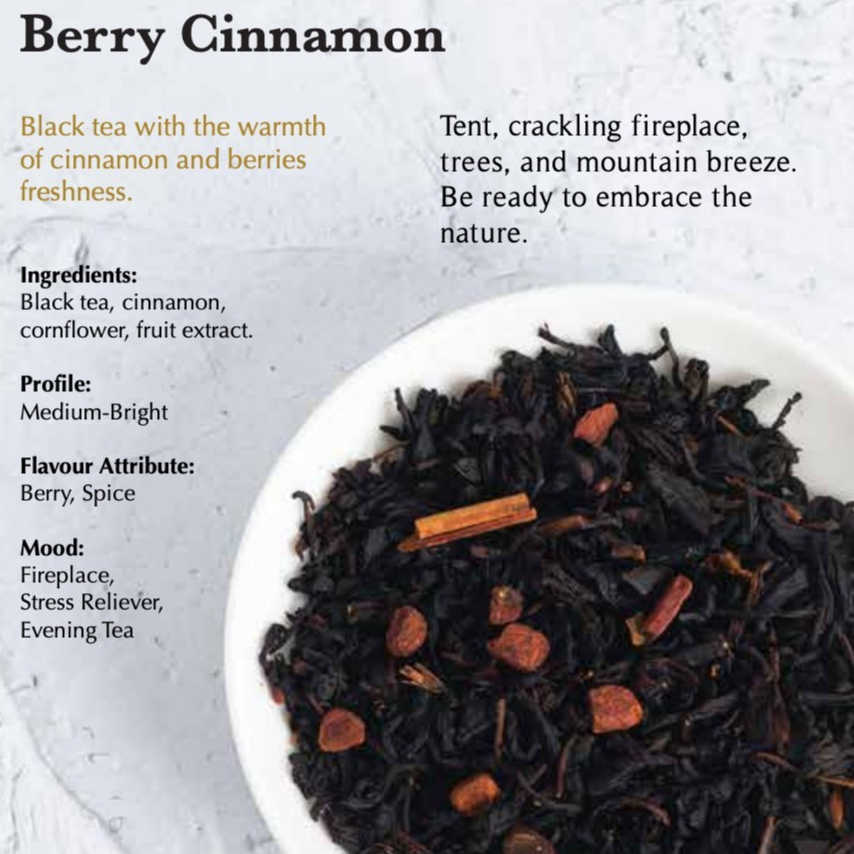 Oza Tea - Berry Cinnamon | Black Tea | 40 Grams (20 cups) | Shopee Malaysia