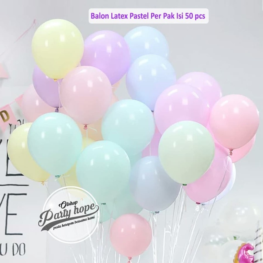 Folat Générique Latex-Ballons – 15 Stück, 30 Cm, Pastellfarben, Für Helium Oder Luft