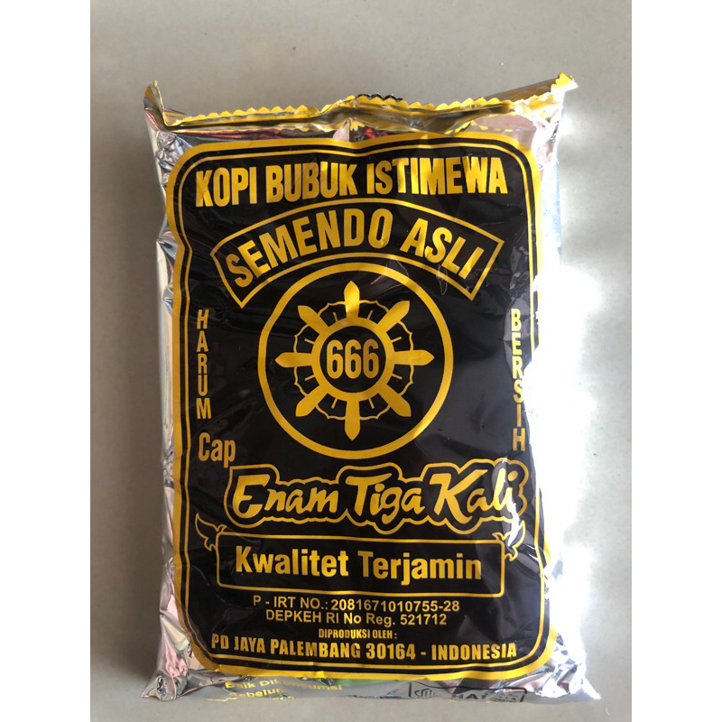 ORIGINAL SEMENDO COFFEE 666 190 grams Palembang | Shopee Malaysia