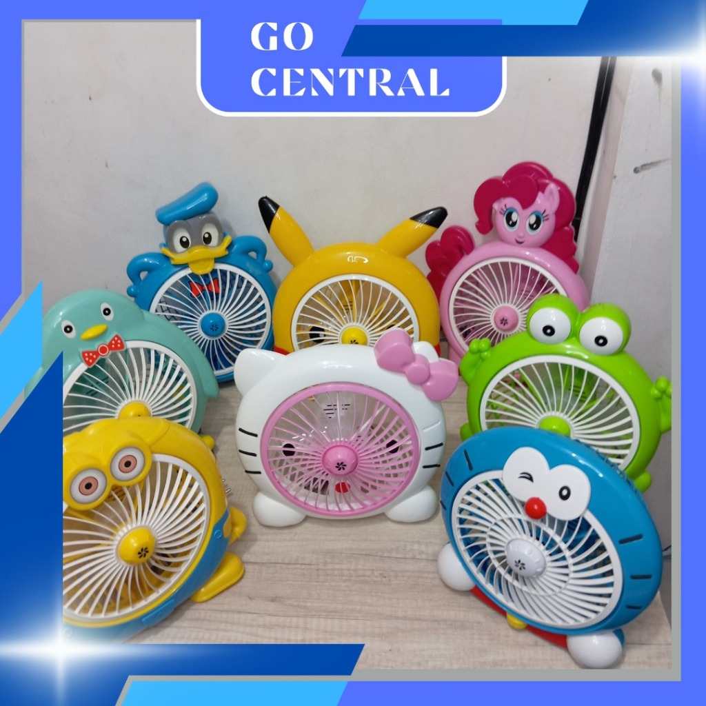 10 inch Character Fan / Cute Cartoon Character Sitting Table Fan - GO ...