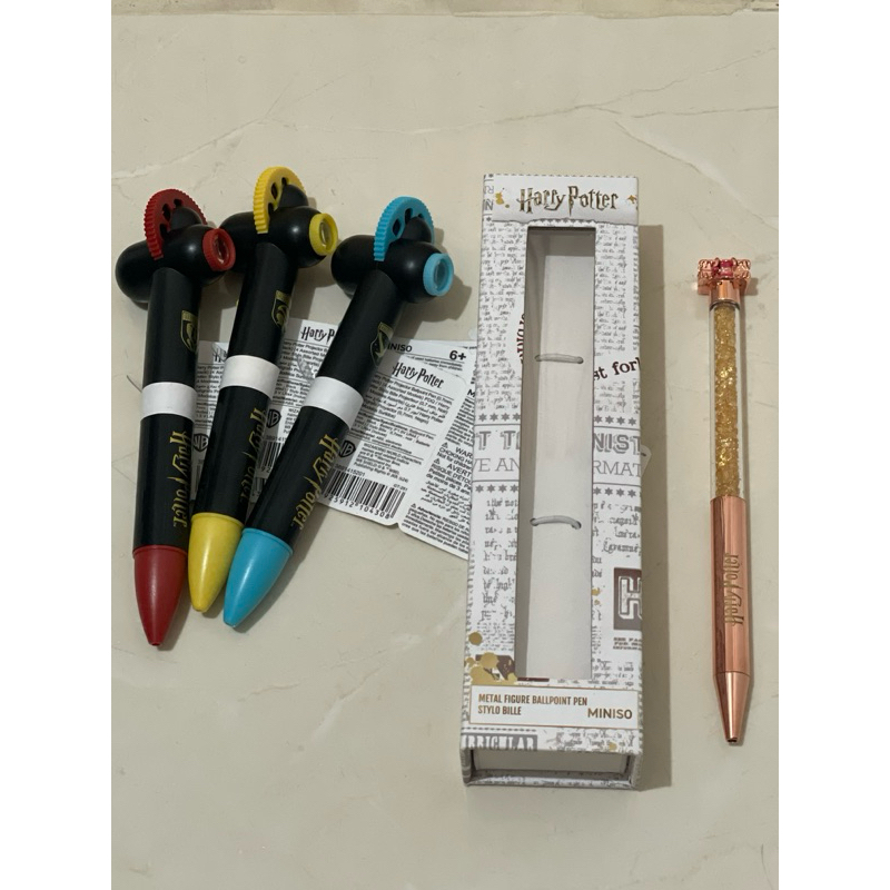 Harry Potter Miniso Pen Refill Miniso X Harry Potter Ballpoint Pen