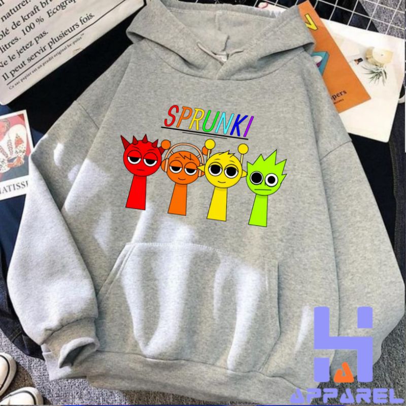 Incredibox SPRUNKI CHILDREN'S HOODIE JACKET | Shopee Malaysia