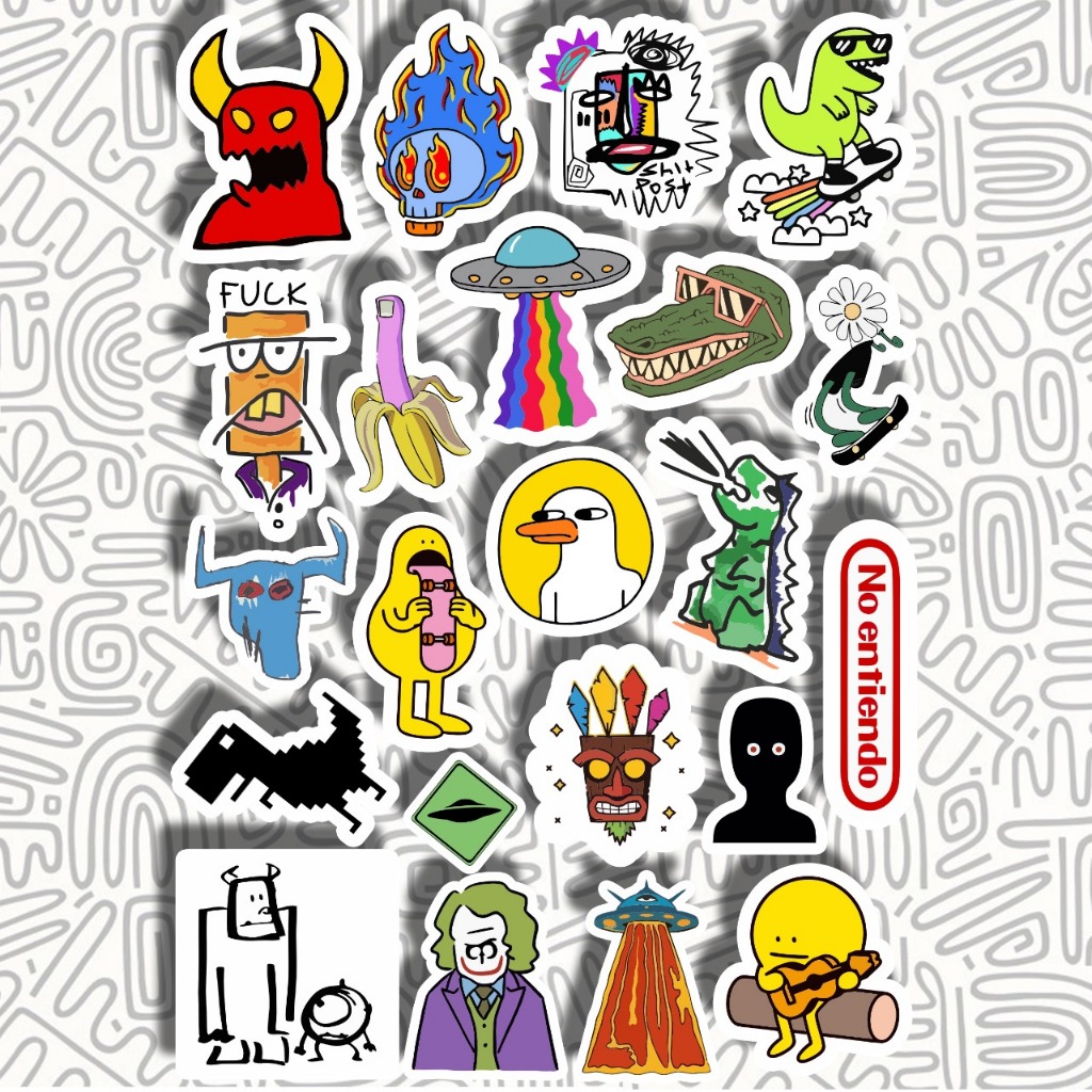 HP Hype Beast Aesthetic Sticker || Waterproof Helmet Cell Phone Laptop ...