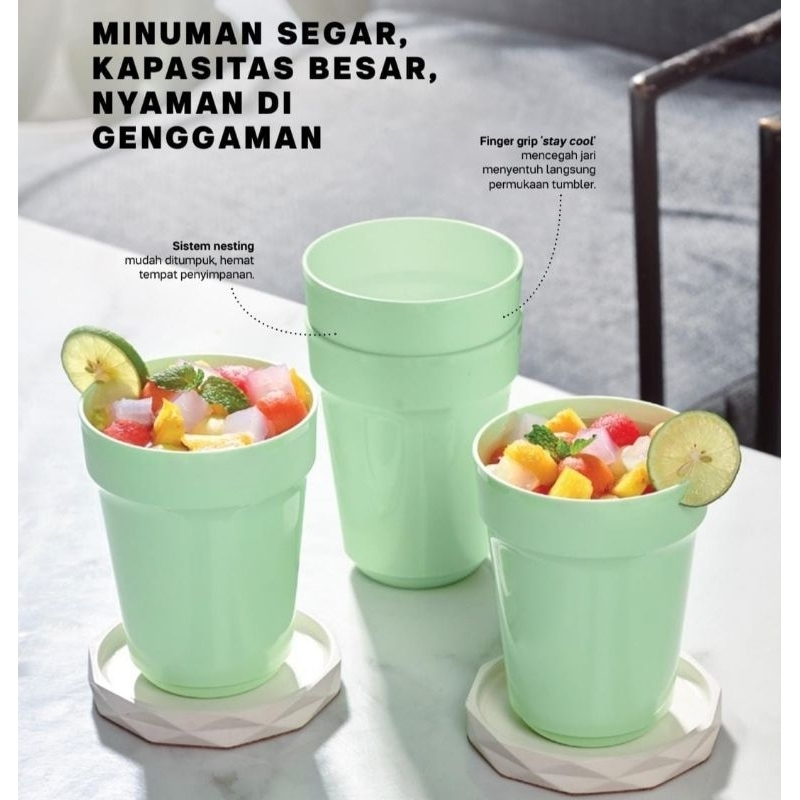 Tupperware aloha large plastic cup 470ml adult drink | Shopee Malaysia