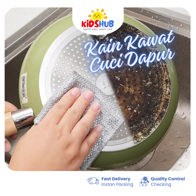 Multi-purpose Dishwashing Wire Wipe for Cleaning Scale and Stubborn ...