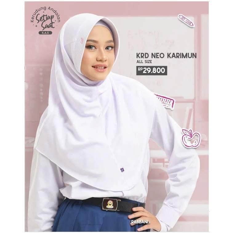 NEO karimun all size original Rabbani headscarf Rabbani hijab Rabbani ...