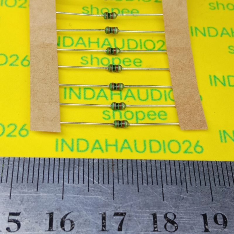 Resistor 100R 1/8w 5% copper leg 100 ohm 1/8w 5 percent carbon as ...