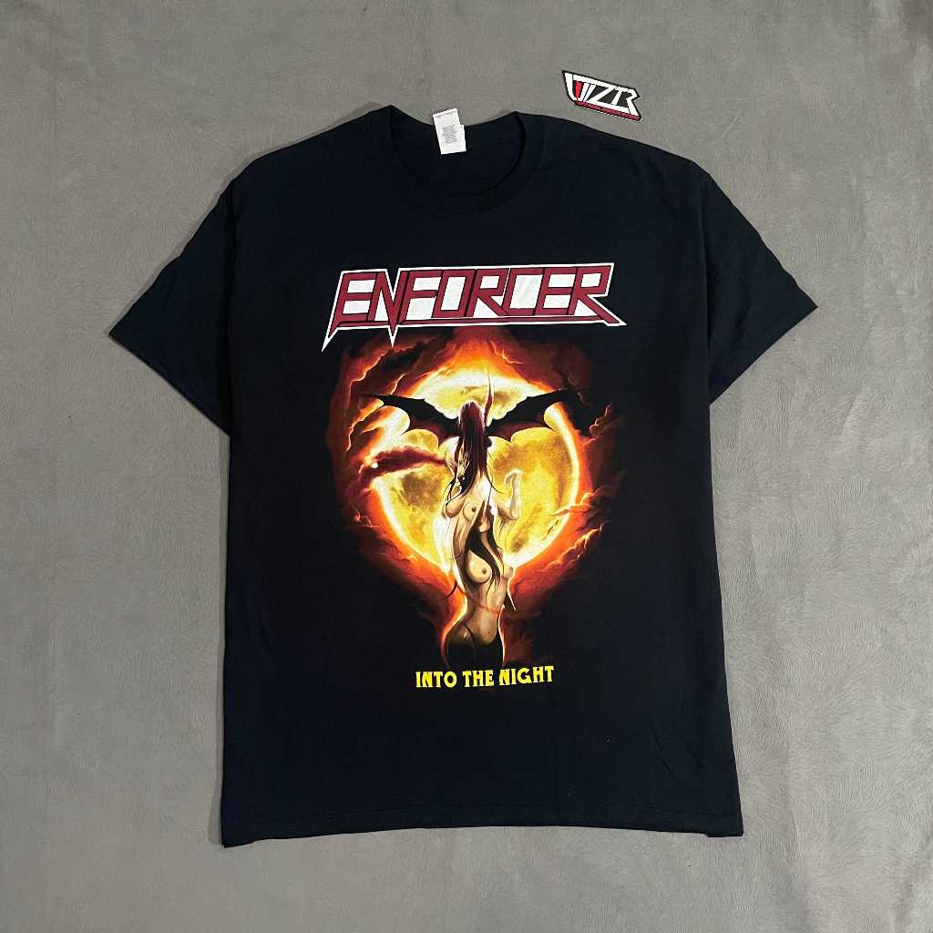 ENFORCER Official Band T Shirt - INTO THE NIGHT Original | Shopee Malaysia