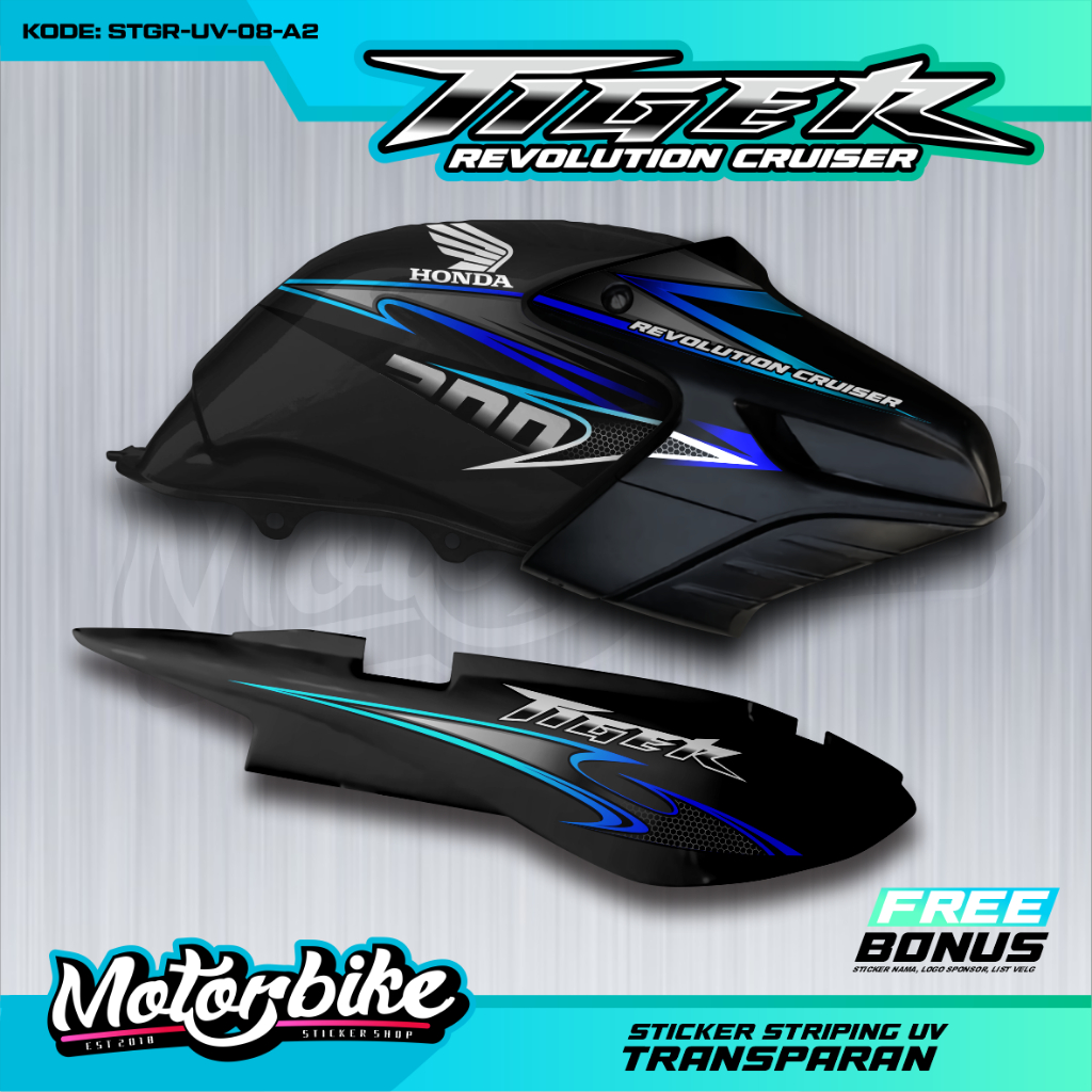 Tiger Revo Striping Custom Tiger Striping Variation TRANSPARENT code TG ...
