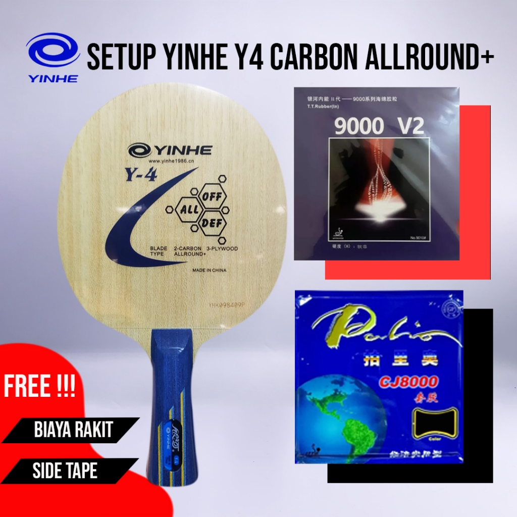 Yinhe Y4 Carbon Allround+ Yinhe 9000V2 Palio CJ8000 Economy Assembled ...