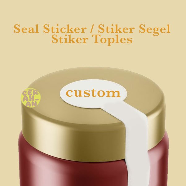 Seal Sticker / Custom Aesthetic Jar Seal Sticker / Chromo Sticker ...