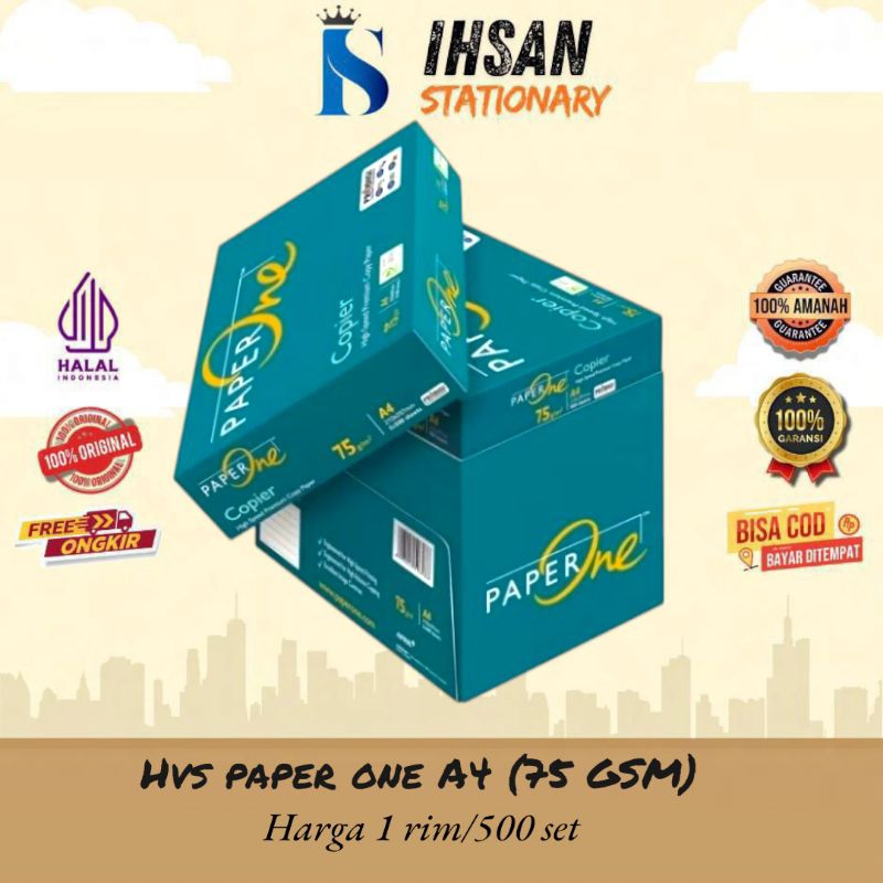 Hvs A4 75gsm PaperOne Paper (1 RIM) | Shopee Malaysia