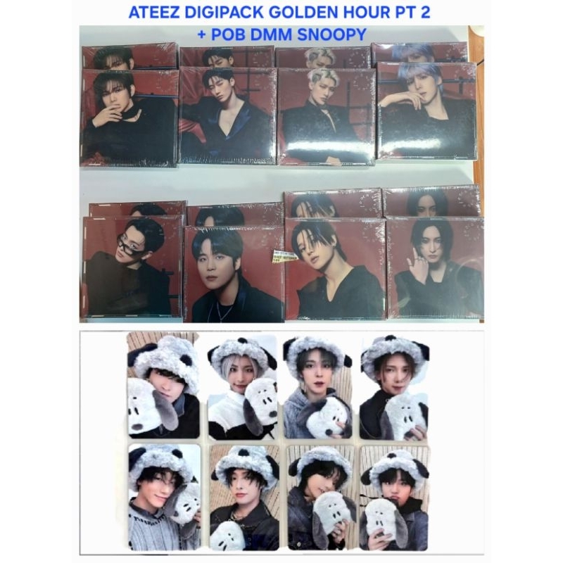 [READY Ina] DIGIPACK ATEEZ Golden Hour Part 2 SEALED official+ POB ...