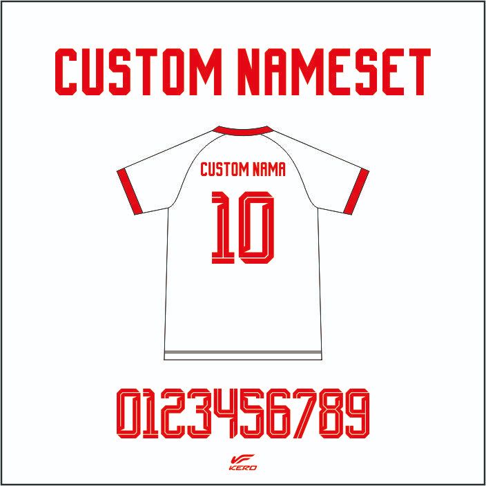 Custom POLYFLEX NAMESET/BACK NUMBER + BACK NAME | Shopee Malaysia
