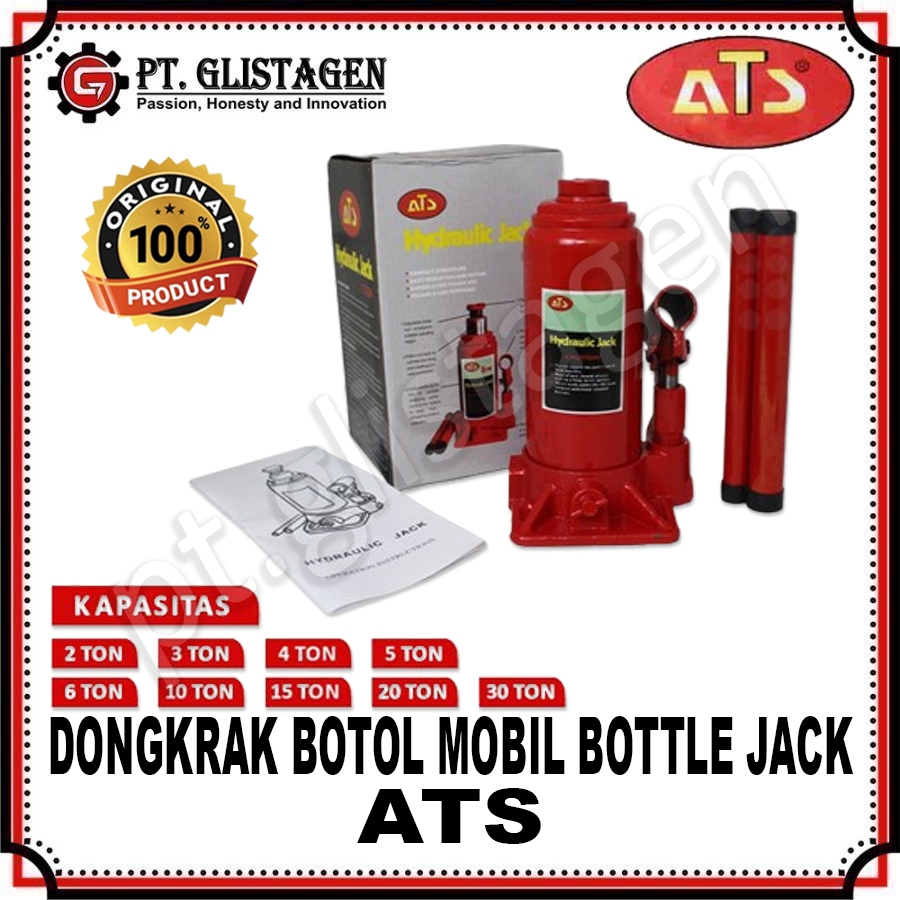 ATS 5 Ton Bottle Jack - Hydraulic Jack 5 Ton ORIGINAL ATS | Shopee Malaysia
