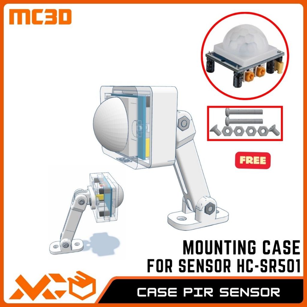 PIR HC-SR501 Sensor Case Motion Sensor Box PIR Housing Sensor Bracket ...