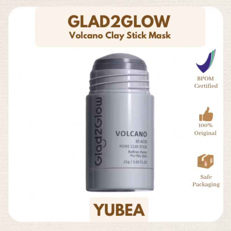 Glad2glow VOLCANO CLAY STICK MASK 25 HRAM | Shopee Malaysia