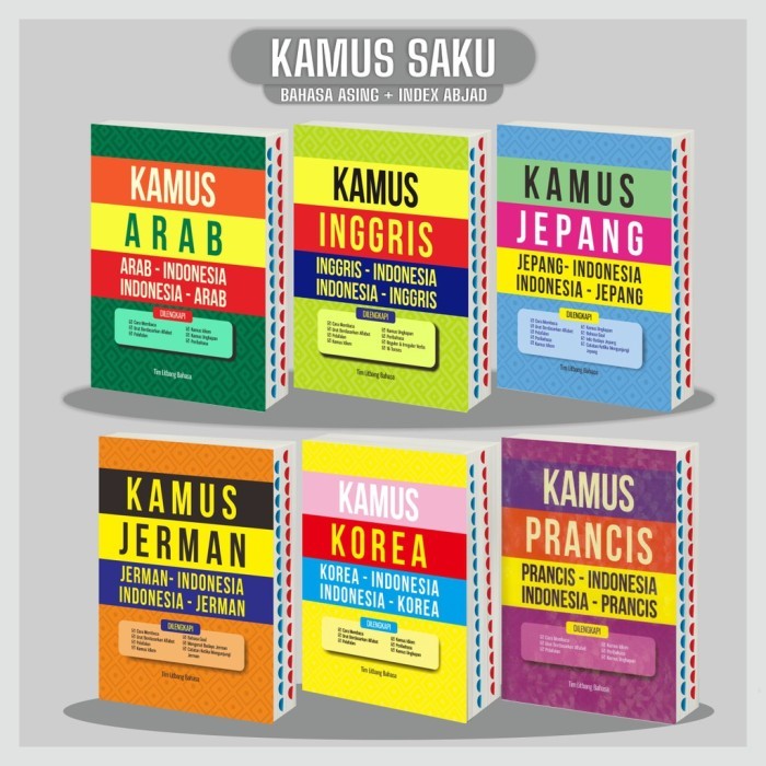 Best PACKAGE OF 6 DICTIONARY IN VARIOUS LANGUAGE POCKET SIZE: ENGLISH ...