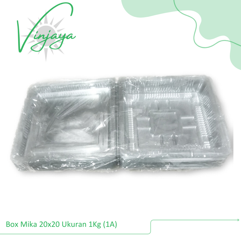 Mica Box uk 20 X 20 contains 50 pcs / mica Box / cake Box / rice Box ...