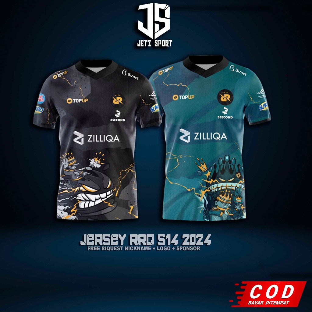 Jersey BAJU KAOS RRQ NEW 2024 MPL ID SEASON 13 FREE CUSTOM NICKNAME ...