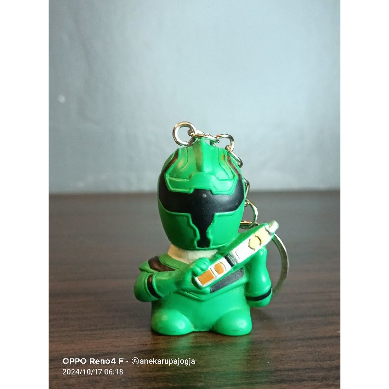 HIJAU GANTUNGAN Green power rangers action figure Keychain | Shopee ...