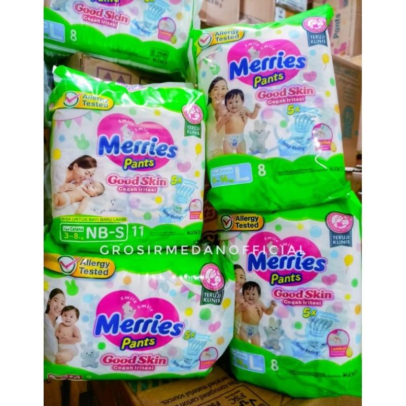 MERRIES PANTS GALA SOAP DIAPERS SIZE MERRIES BABY DIAPERS SOFT ON THE