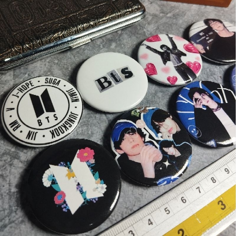 KPOP BTS Aesthetic Button Pin || Pin Pin Accessories Bag Hat Bag Charm ...
