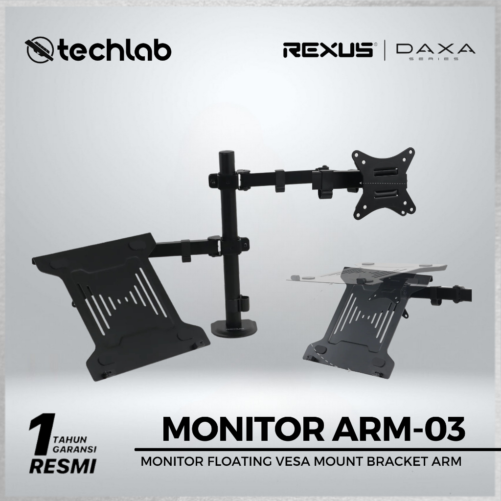 Rexus Monitor Arm Bracket DBM-03 Monitor Arm Stand For PC | Shopee Malaysia