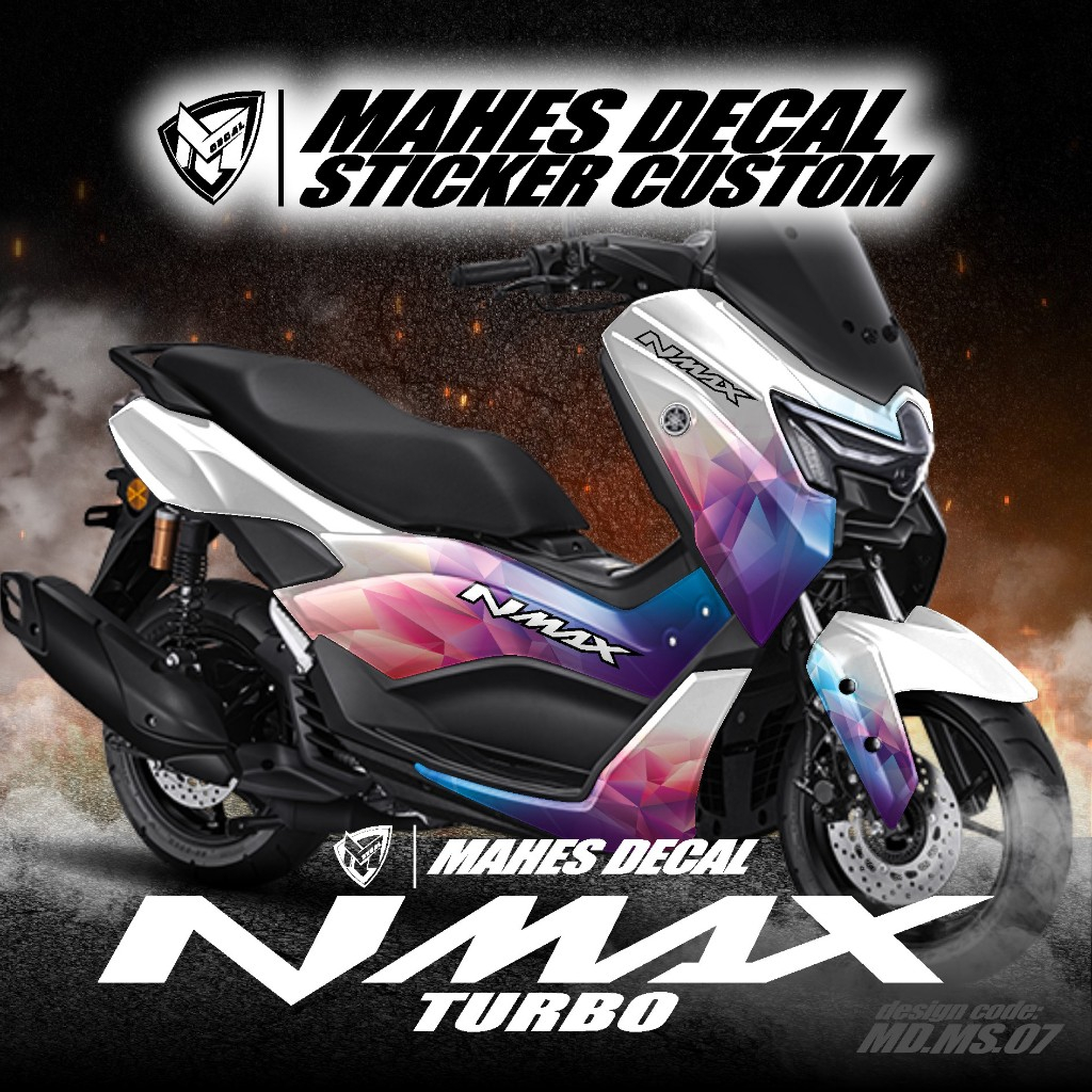 Yamaha Nmax Turbo Decal Sticker - NEW 2024 Full Body Nmax Sticker ...