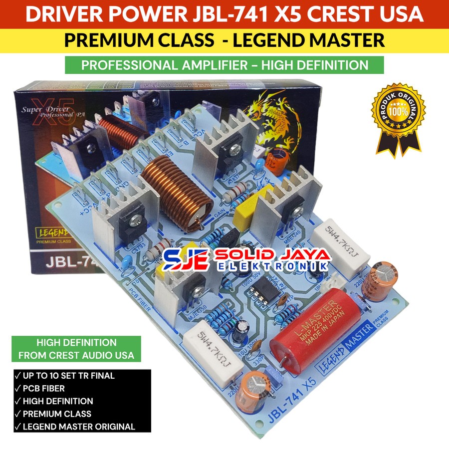Kit SUPER DRIVER POWER AMPLIFIER JBL 741 X5 JBL-741 | Shopee Malaysia
