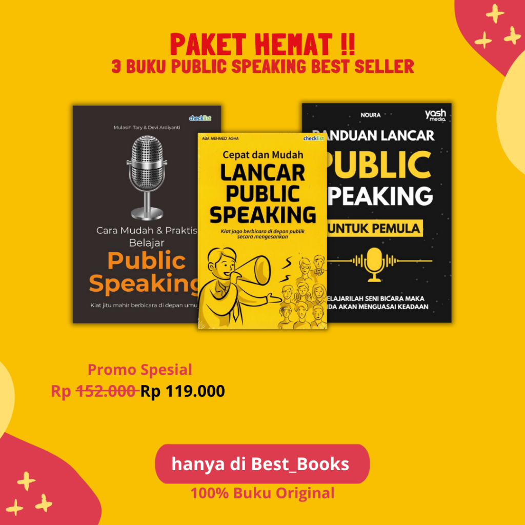 Package of 3 Public Speaking Books (Easy & Practical Ways to Public ...