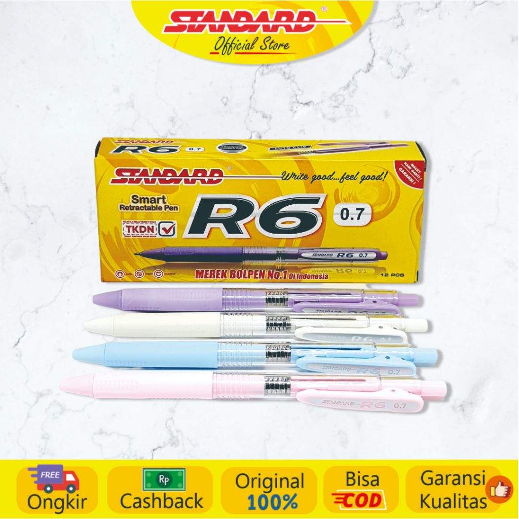 Standard - R6 Pen (Pen, Pen, Ballpoint) | Shopee Malaysia