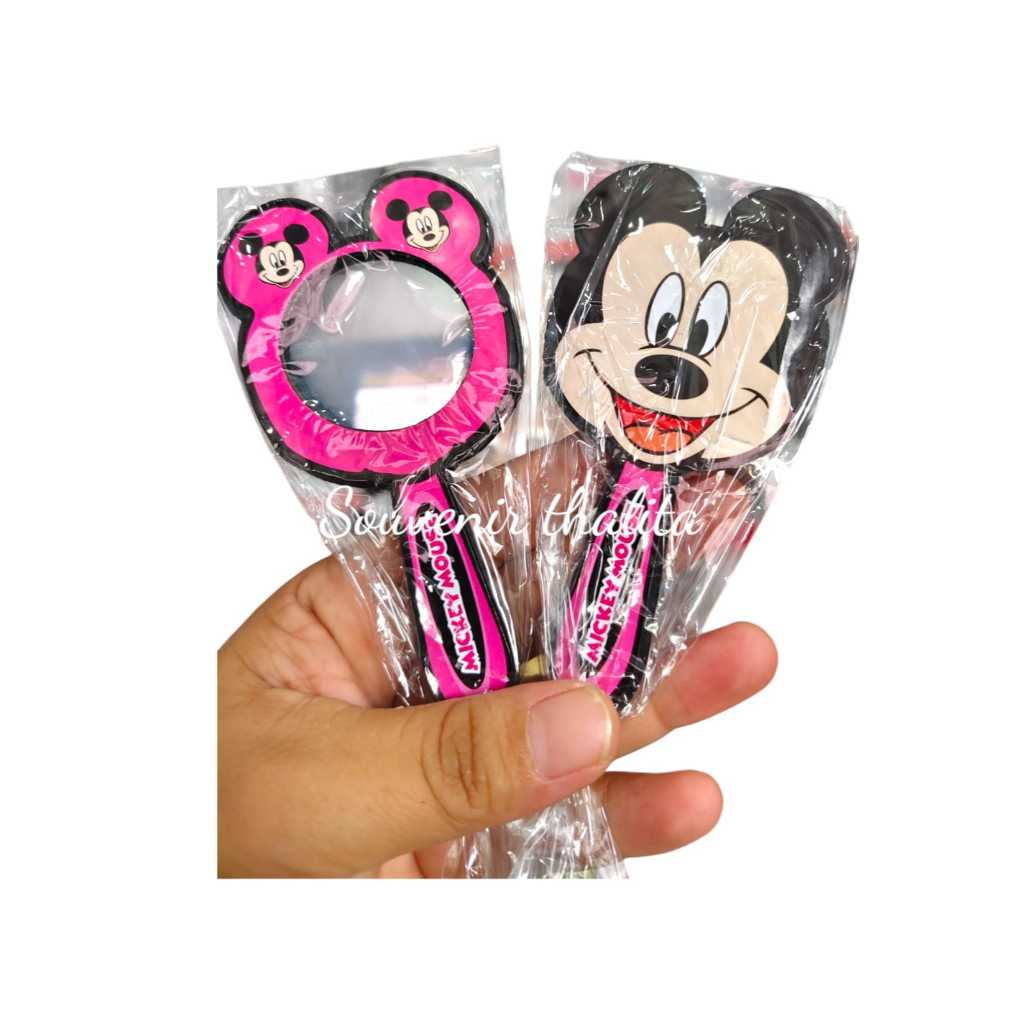 Souvenir (100 pieces) MIKII Motif Character Handle Glass Plastic ...