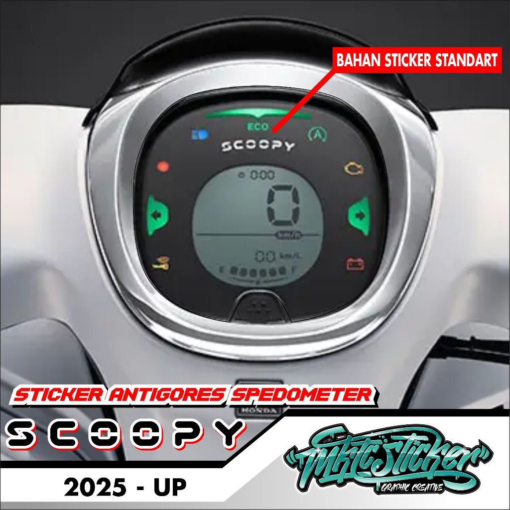 New SCOOPY 2025 SPEEDOMETER VARIATION STICKER FULL PROTECTION | Shopee ...
