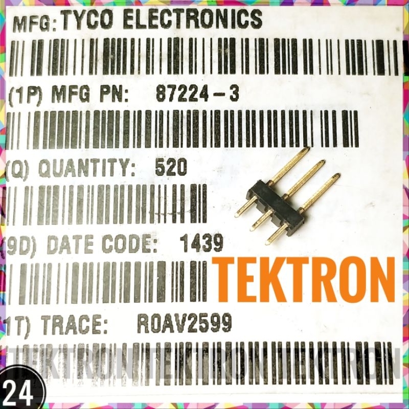 Te Connectivity 3Pin Header FCP Male 1x3 pin 3 pin 3P Gold Mexico Tyco ...
