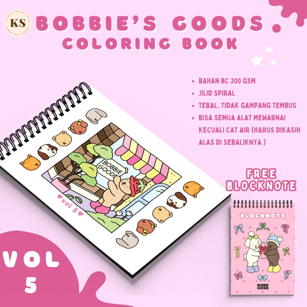 Bobbie's Goods Coloring Book Vol 5 Coloring Book for Children Teens ...