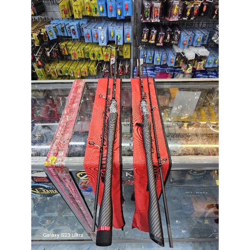 Elito Super Frigate Fishing Rod 180cm 7-15lb Solid Carbon (Spinning and ...