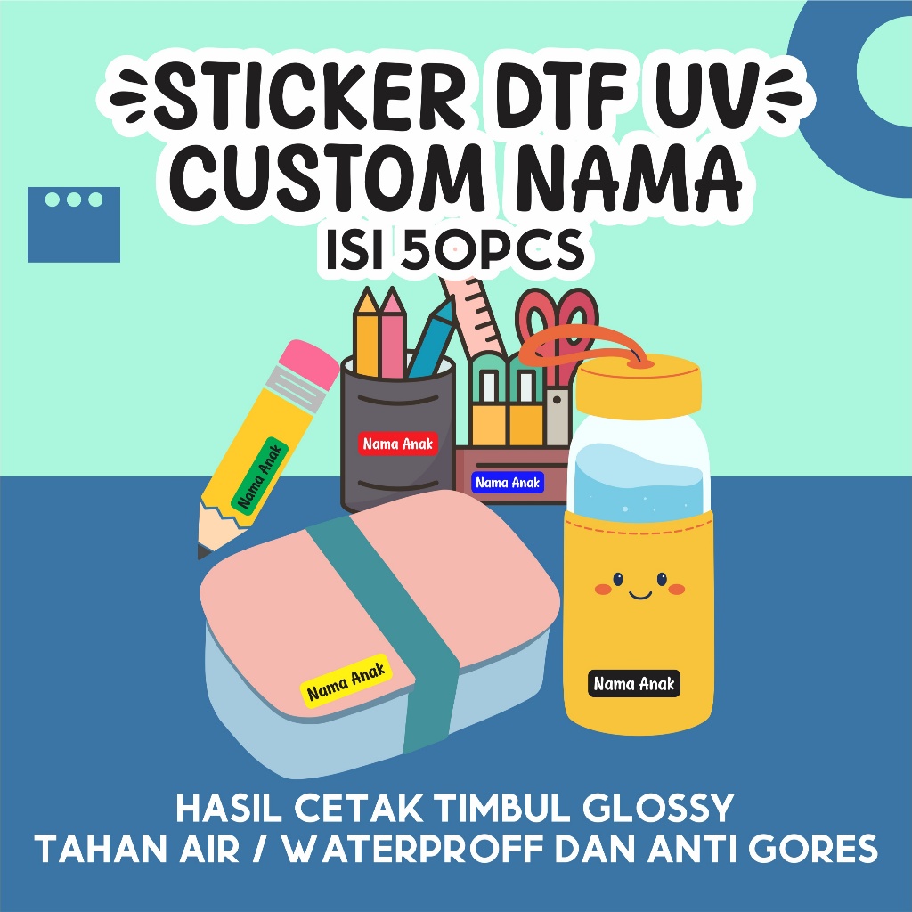 DTF UV Stickers - goods stickers, furniture stickers, waterproof DTF UV ...