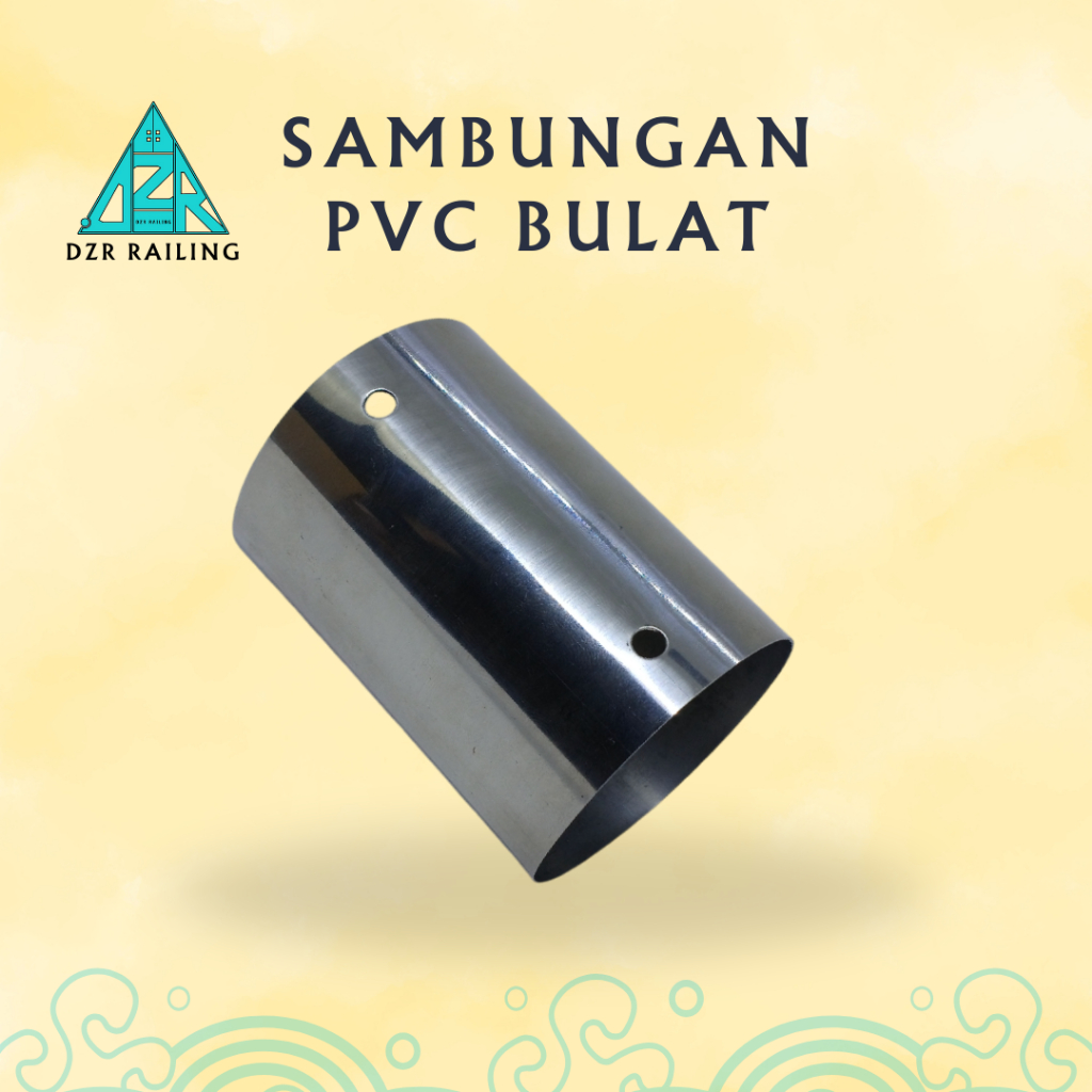 Round PVC HANDRAIL CONNECTION / PVC STRAIGHT RAILING HANDLE CONNECTION ...