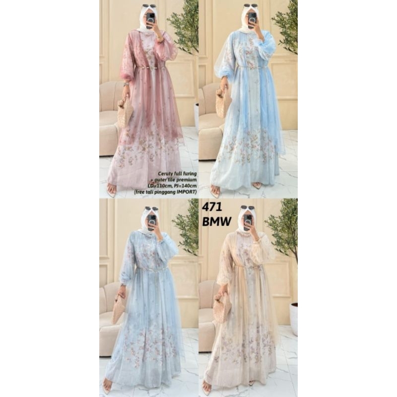 Gamis Set 3 in 1 - Gamis Hari Raya 2025 Ceruty Babydoll | Shopee Malaysia