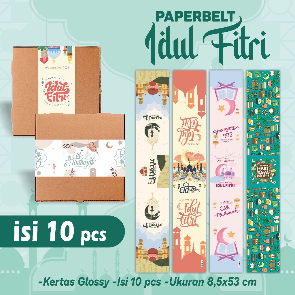 Paper Belt hampers Eid al-Fitr - Paper Sleeve - paperbelt Eid al-Fitr ...