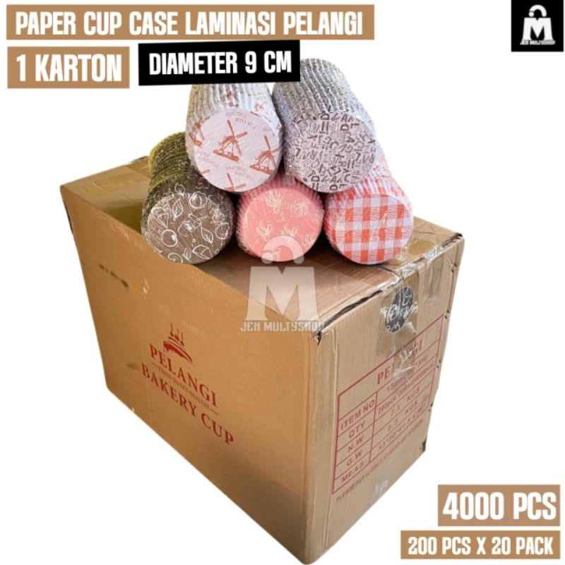 Round laminated Paper cup case diameter 9cm RAINBOW 1 carton contains ...