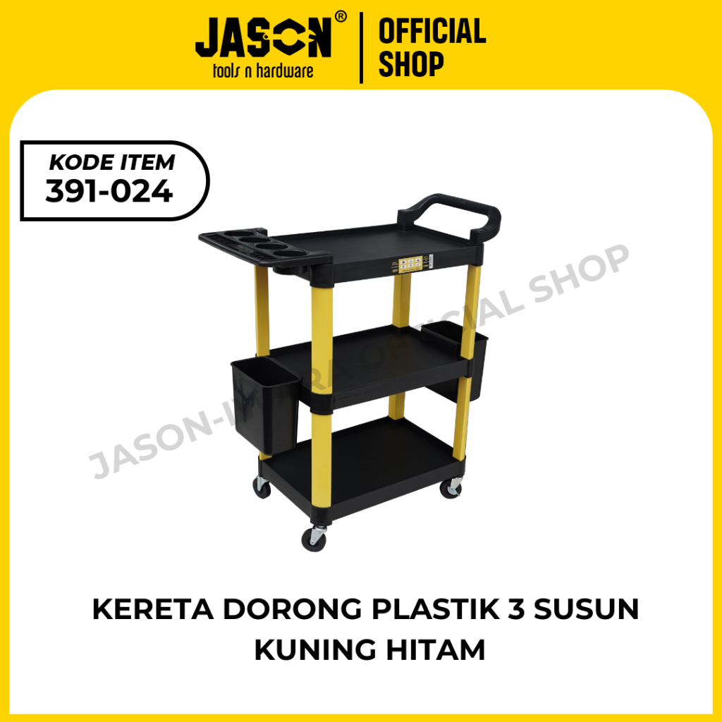 Jason Multi-Purpose Trolley Rack 3 tiers Tool Rack Multi-Purpose Tool ...