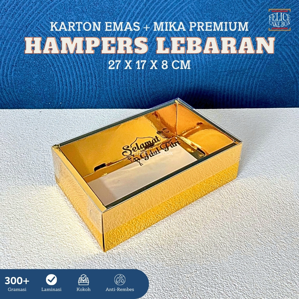 Eid HAMPERS BOX 27X17X8 CM contains 10 pcs / EID DUS 3 CAKE JARS 350 ...