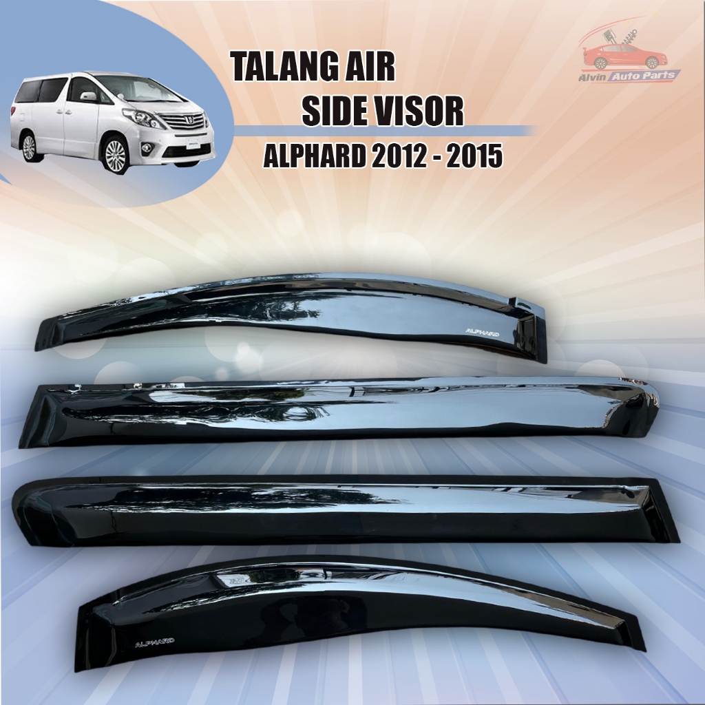 Alphard WATER GUTTER 2012 - 2015 / TOYOTA ALPHARD SIDE VISOR / ALPHARD ...