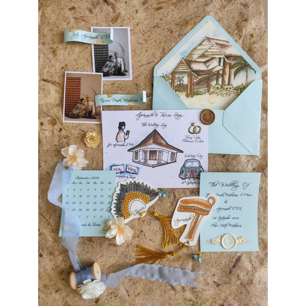 Keepshake Wedding Aesthetic/Architectural sketch/Invitation Aesthetic ...