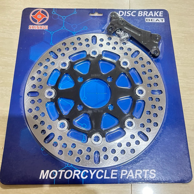 WIDE FRONT BEAT DISC PLATE PSM MODEL SIZE 260MM PLUS BREKET BEAT VARIO ...