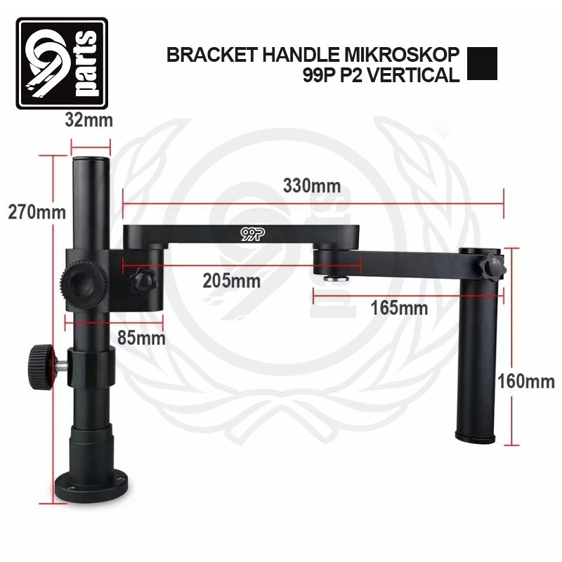 99p P2 Vertical Microscope Handle Bracket / Original 99P P2 Vertical ...