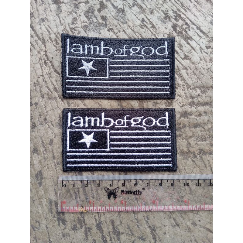 Lamb Of God - Agnus Dei - Vestment - Embroidered Iron On Applique Patch